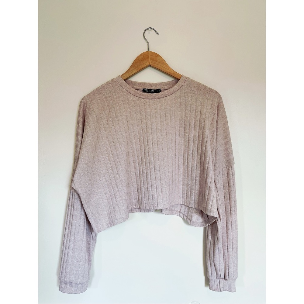 Nasty Gal Cropped Sweater